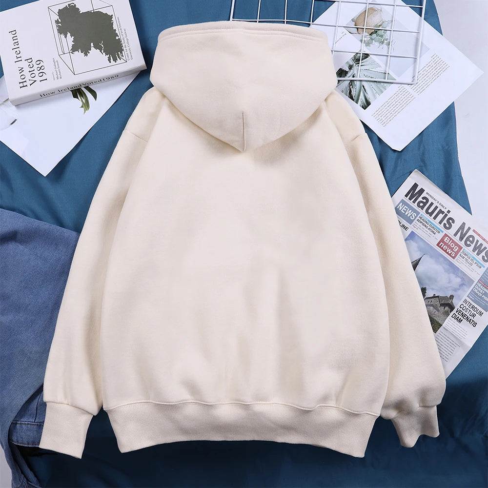 Fun Cat Hoodie Harajuku Style Fleece Pullover Unisex