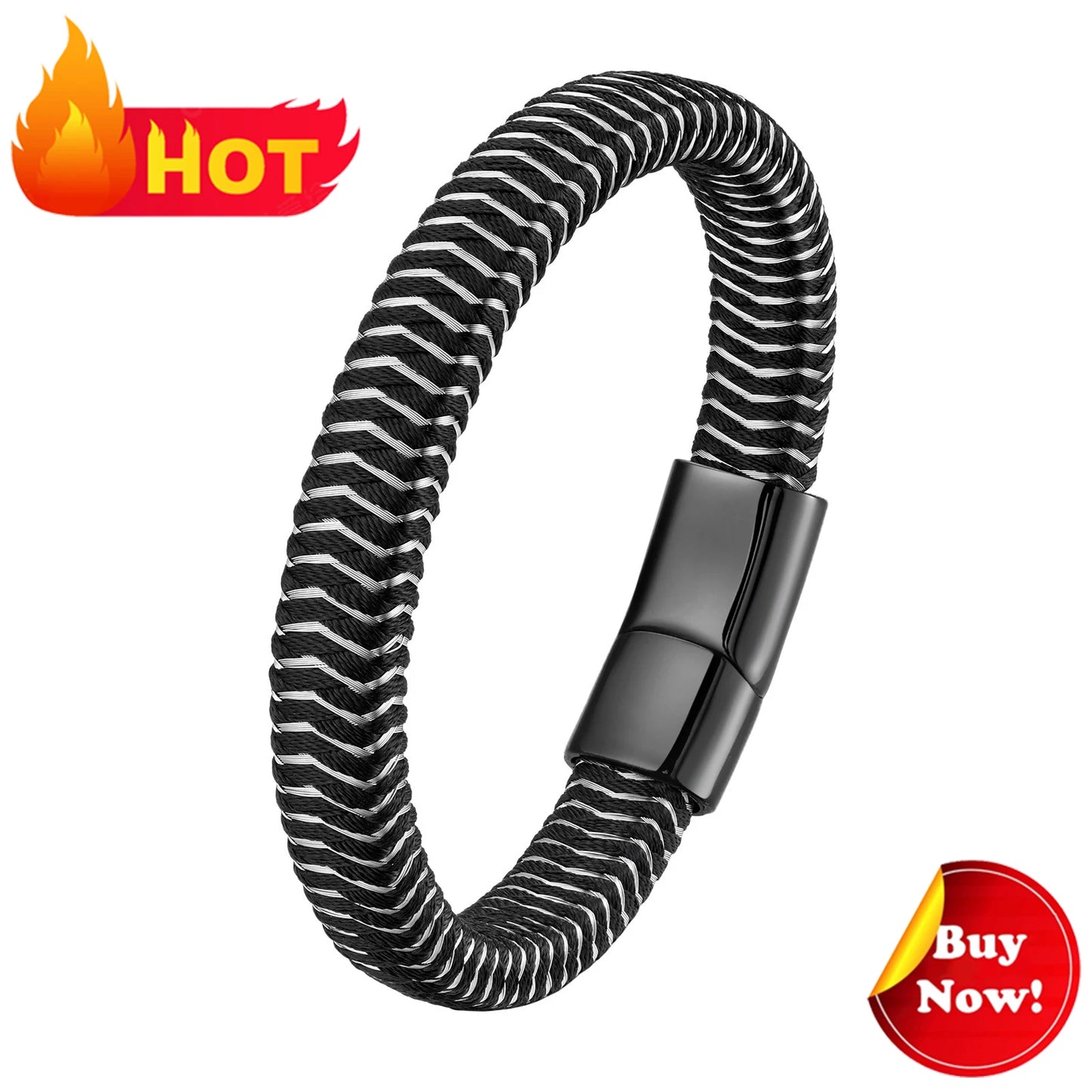 Vintage Leather Viking Bracelet for Men